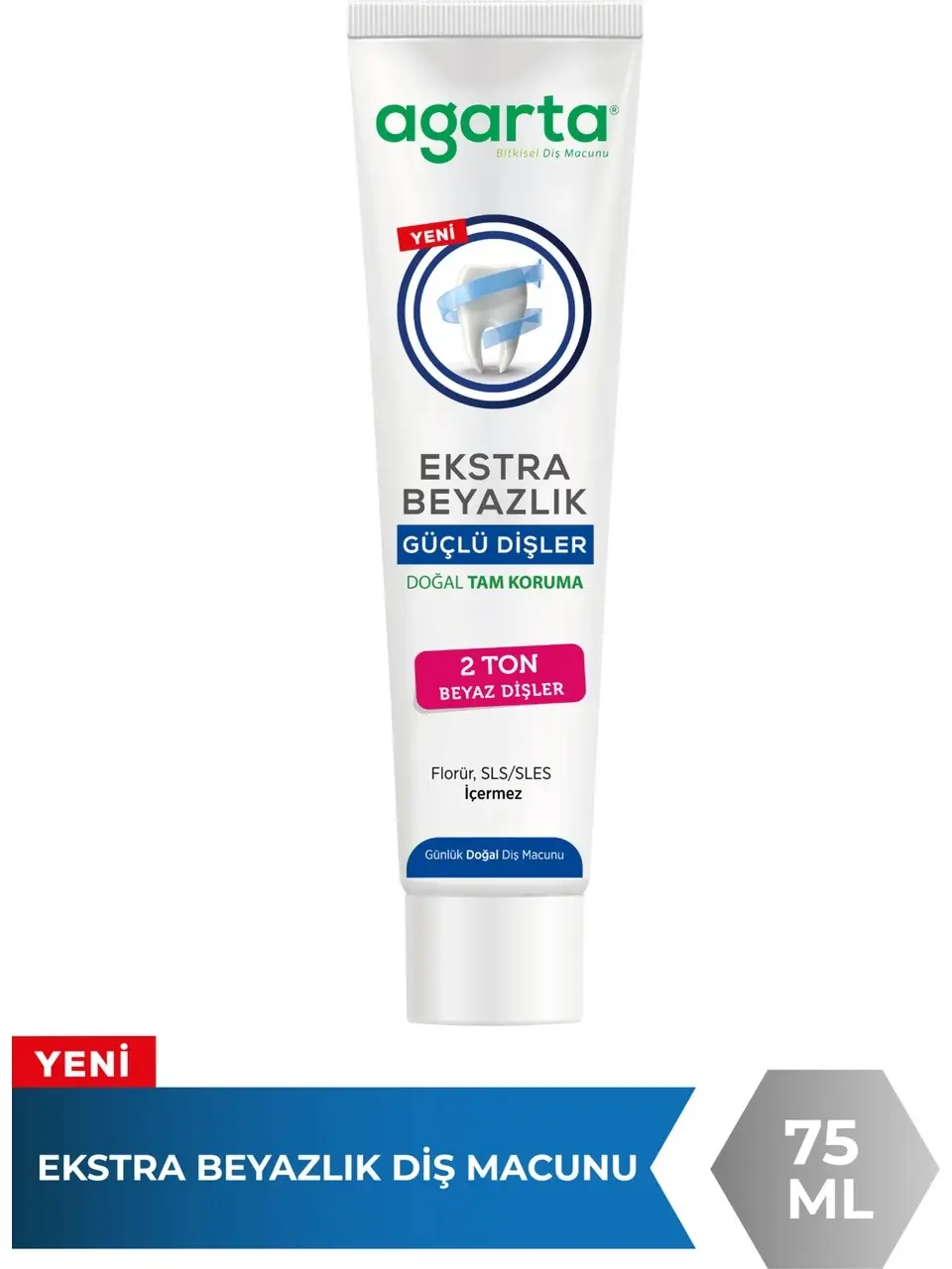Agarta Diş Macunu Extra Beyazlık 75 Ml