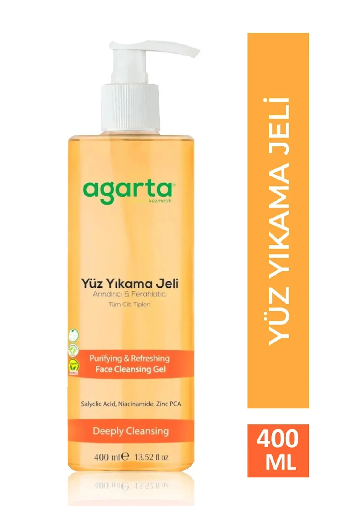 Agarta Temizleme Jeli Arındırıcı Ferahlatıcı 400 ML