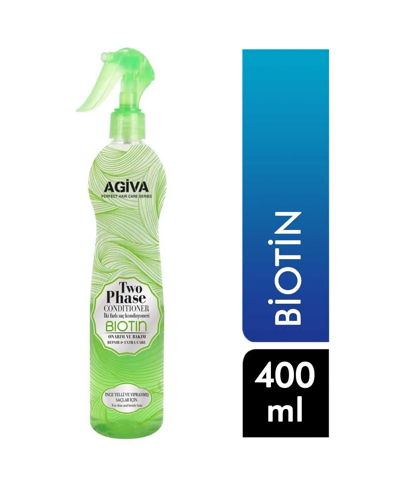 Agiva Fön Suyu Biotin İnce Telli Yıpranmış Saçlar İçin 400 Ml