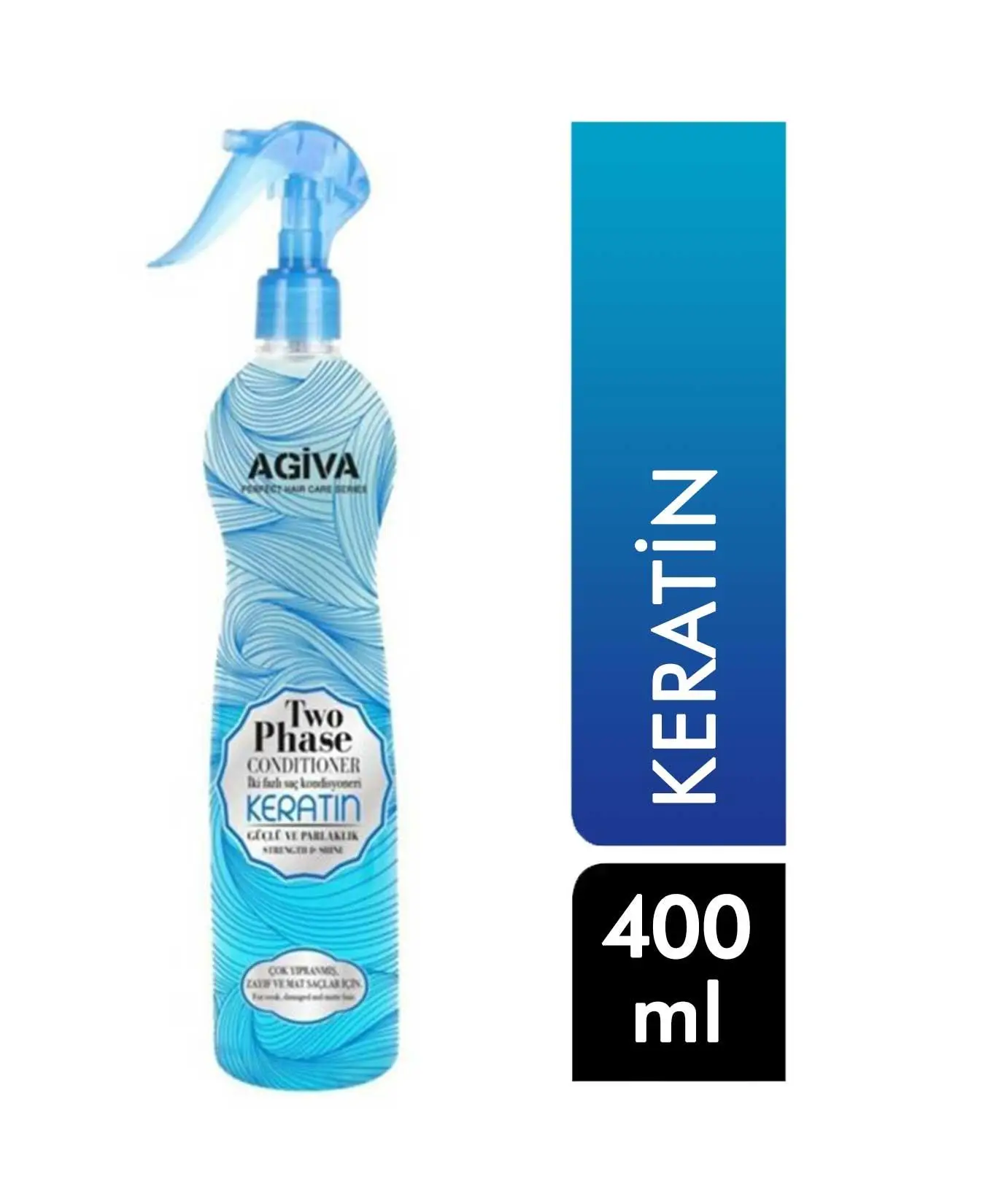 Agiva Fön Suyu Keratin Zayıf Mat Saçlar İçin 400 Ml