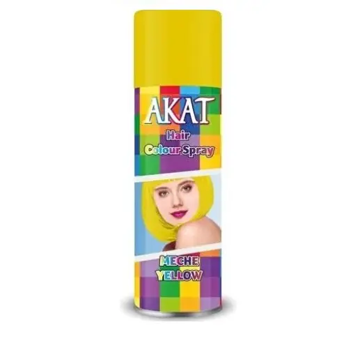 Akat Renkli Sprey Sarı 180 Ml
