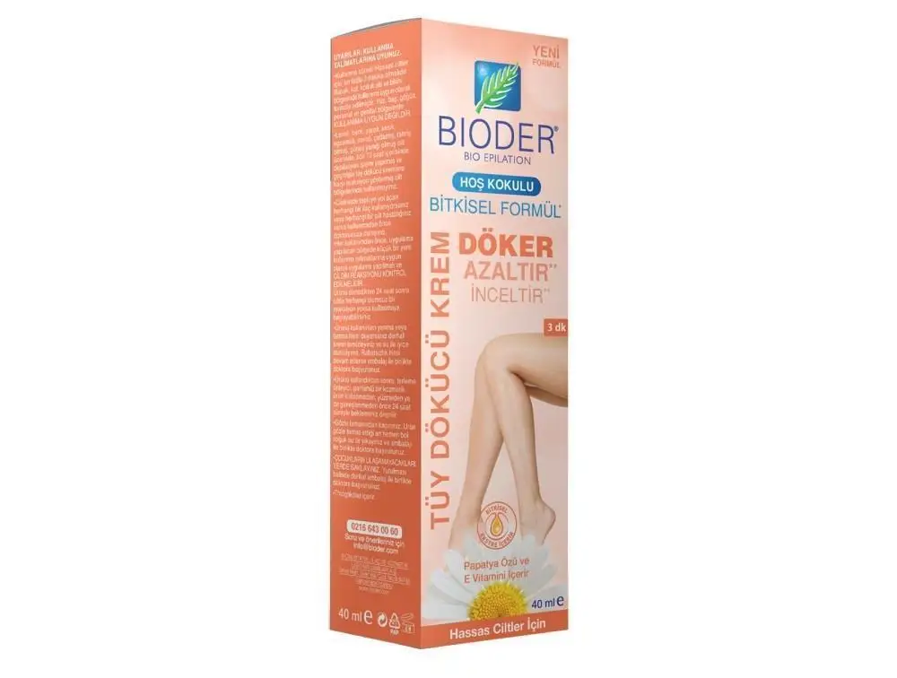 Bioder Tüy Dökücü Azaltıcı Etkili Krem 40 Ml