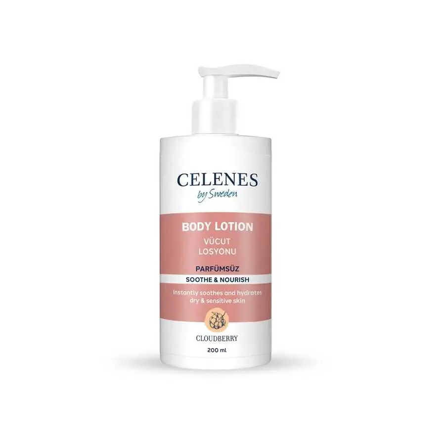 Celenes Cloudberry Vücut Losyonu Kuru Hassas Cilt 200 Ml