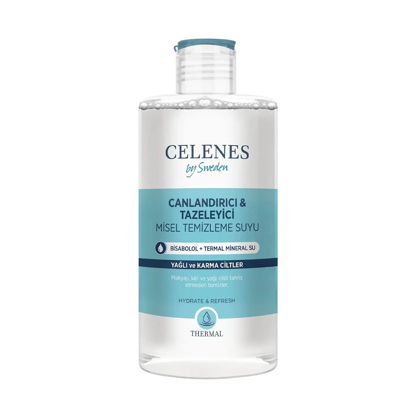 Celenes Thermal Misel Temızleme Suyu Yağlı Ve Karma Ciltler 400 Ml