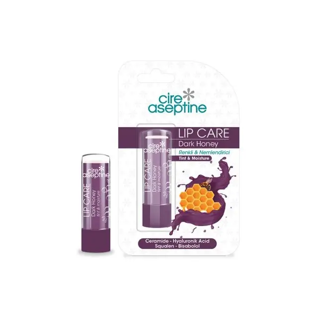 Cire Aseptine Lıp Care Dark Honey Renkli Dudak Kremi 4,5 Gr