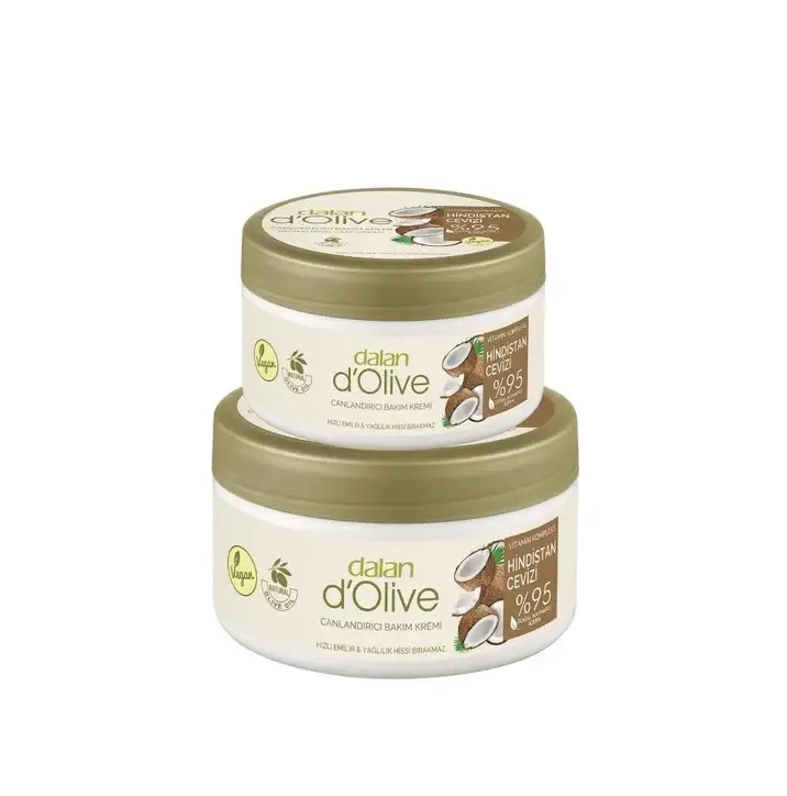 Dalan Dolive Organik Hindistan Cevizi Özlü Kavanoz Krem 250+150 Ml