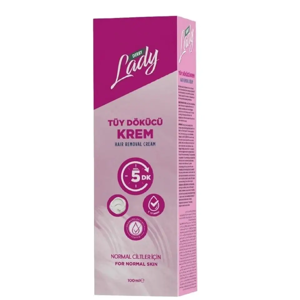 Derby Lady Tüy Dökücü Krem Normal Ciltler 100 Ml