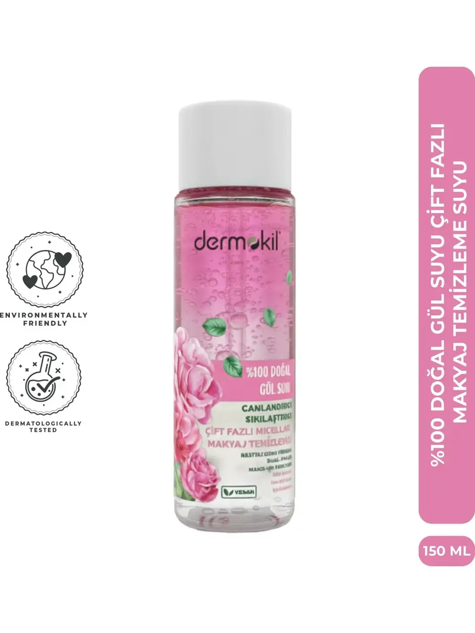 Dermokil Canlandırıcı Sıkılaştırıcı Çift Fazlı Temizleyici 150 Ml