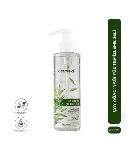 Dermokil Yüz Temizleme Jel Çay Ağacı Seri 200 Ml