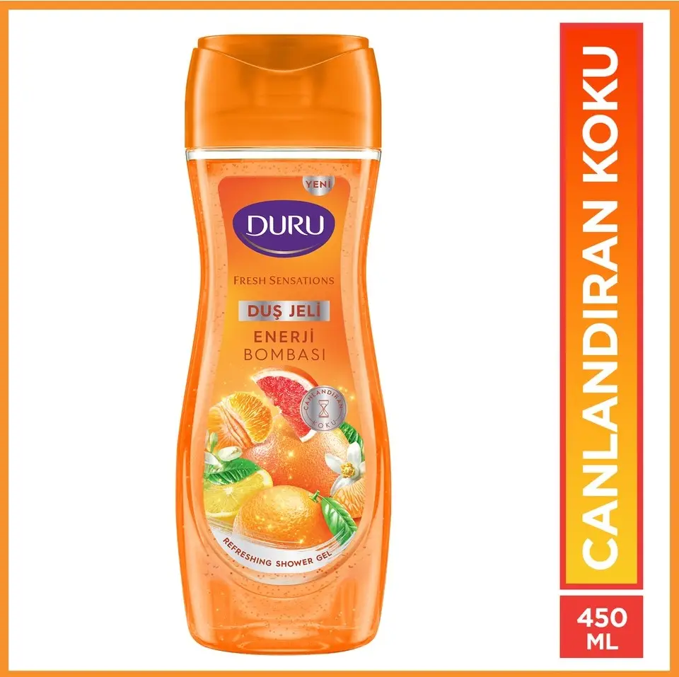 Duru Duş Jeli Enerji Bombası 450 Ml Yeni