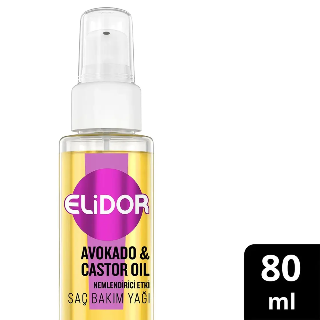 Elidor Saç Bakım Yağ Avokado Castor Oil 80 Ml