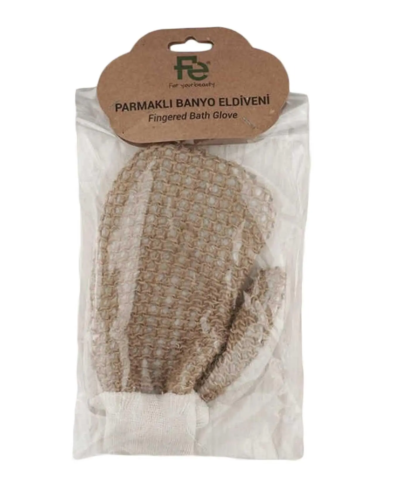 Fe Spa Sisal Banyo Lifi Parmaklı Banyo Eldiveni Fefu015