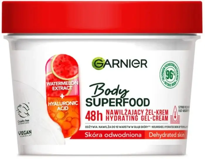 Garnier Body Superfood Hydratıng Gel Cream Vücut Kremi 380 Ml