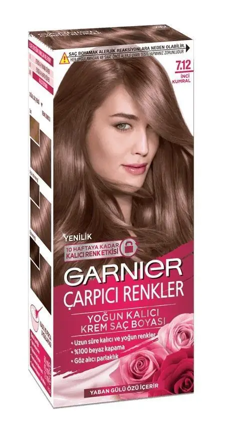 Garnıer Çarpıcı Renkler Saç Boyası 7.12 İnci Kumral