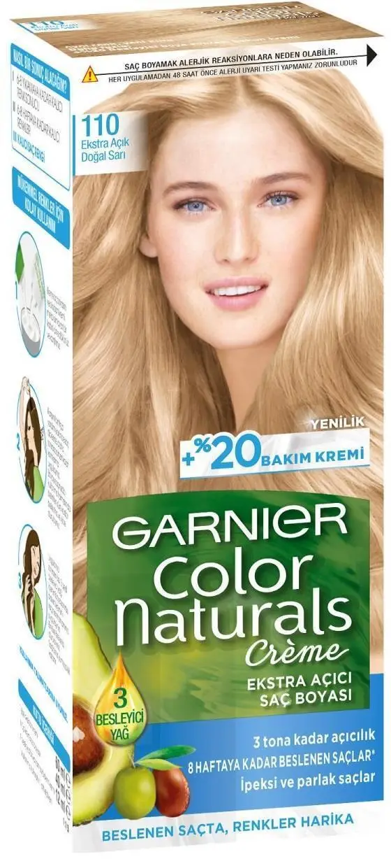 Garnıer Color Naturals Saç Boyası 110 Ekstra Açık Doğal Sarı