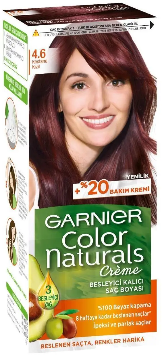 Garnıer Color Naturals Saç Boyası 4.6 Kestane Kızıl