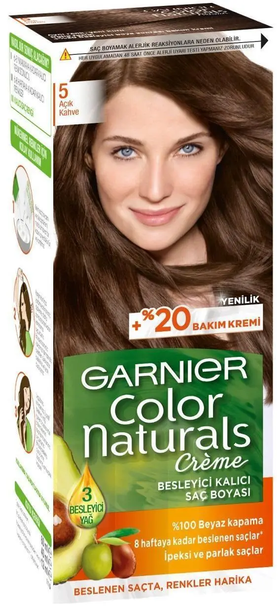 Garnıer Color Naturals Saç Boyası 5 Açık Kahve