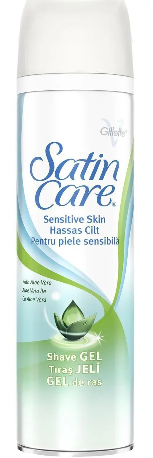 Gillette Traş Jeli Satın Care Aloe Vera Hassas Cilt 200 Ml