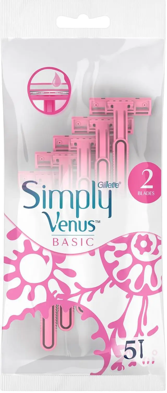 Gillette Venus 2 Simply Basic Kullan At Kadın Traş Bıçağı 5 Li