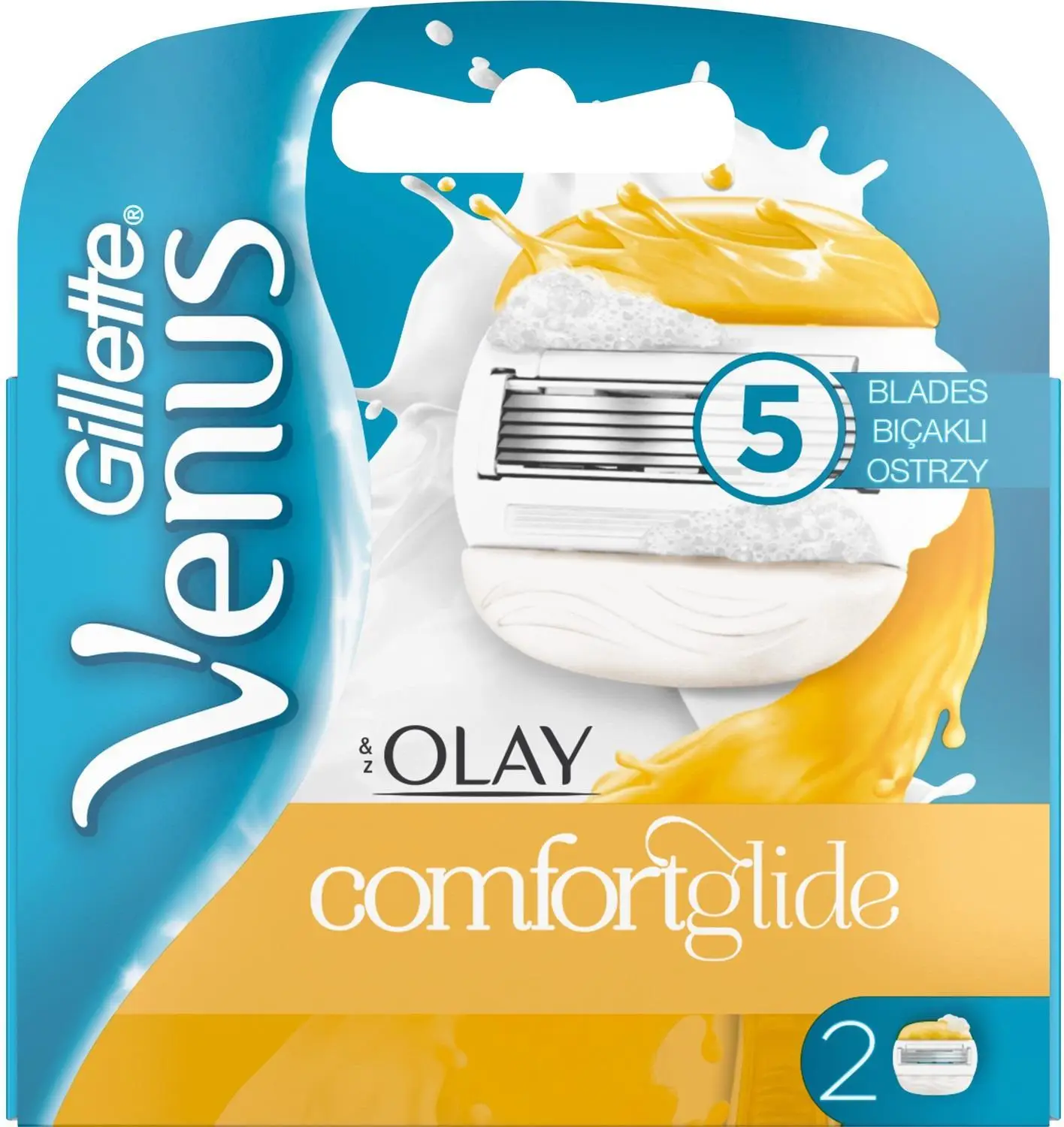 Gillette Venus Comfortglide Olay Yedek Kadın Traş Bıçağı 2 Li
