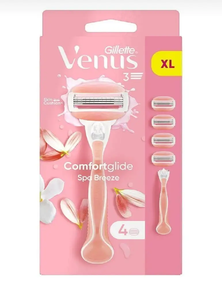 Gillette Venus Comfortglide Spa Breeze Kadın Traş Makinesi 4 Yedekli