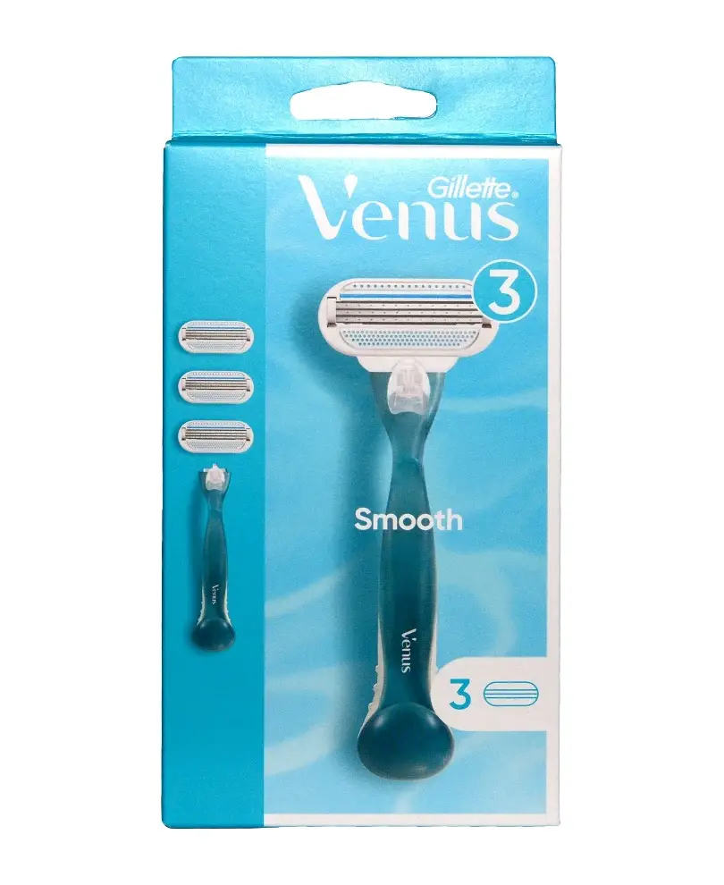 Gillette Venus Smooth Kadın Traş Makinesi 3 Yedekli