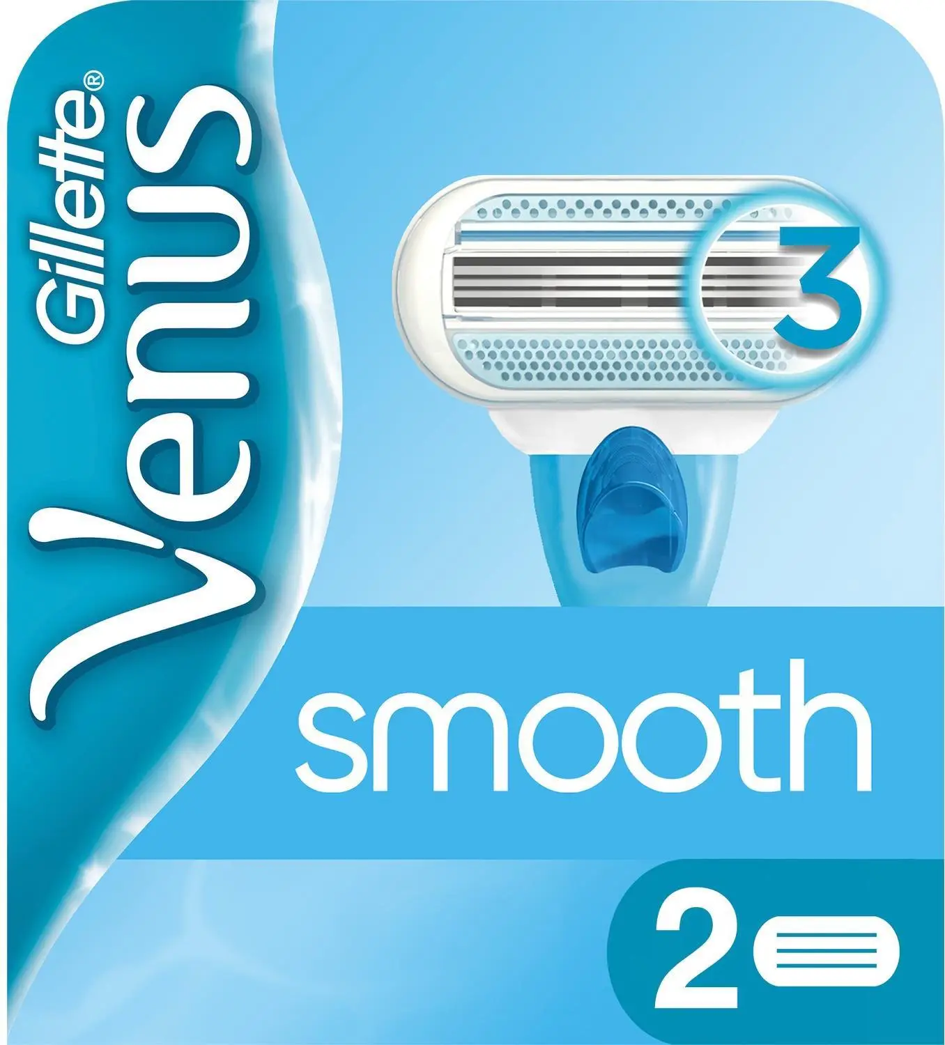 Gillette Venus Smooth Yedek Kadın Traş Bıçağı 2 Li