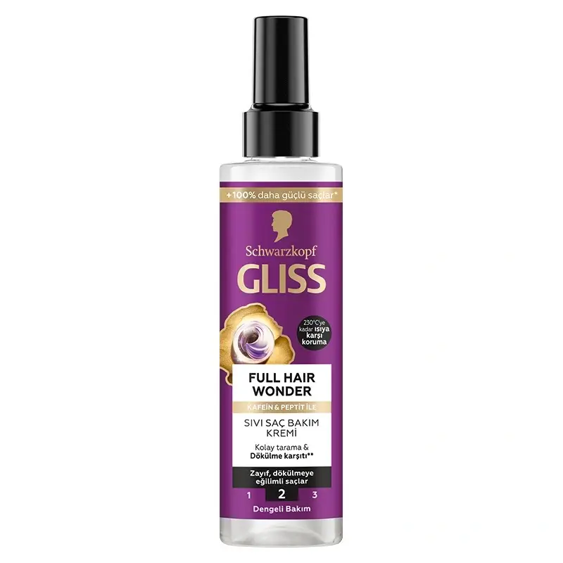 Glıss Sıvı Saç Kremi Full Haır Wonder Dökülme Karşıtı 200 Ml