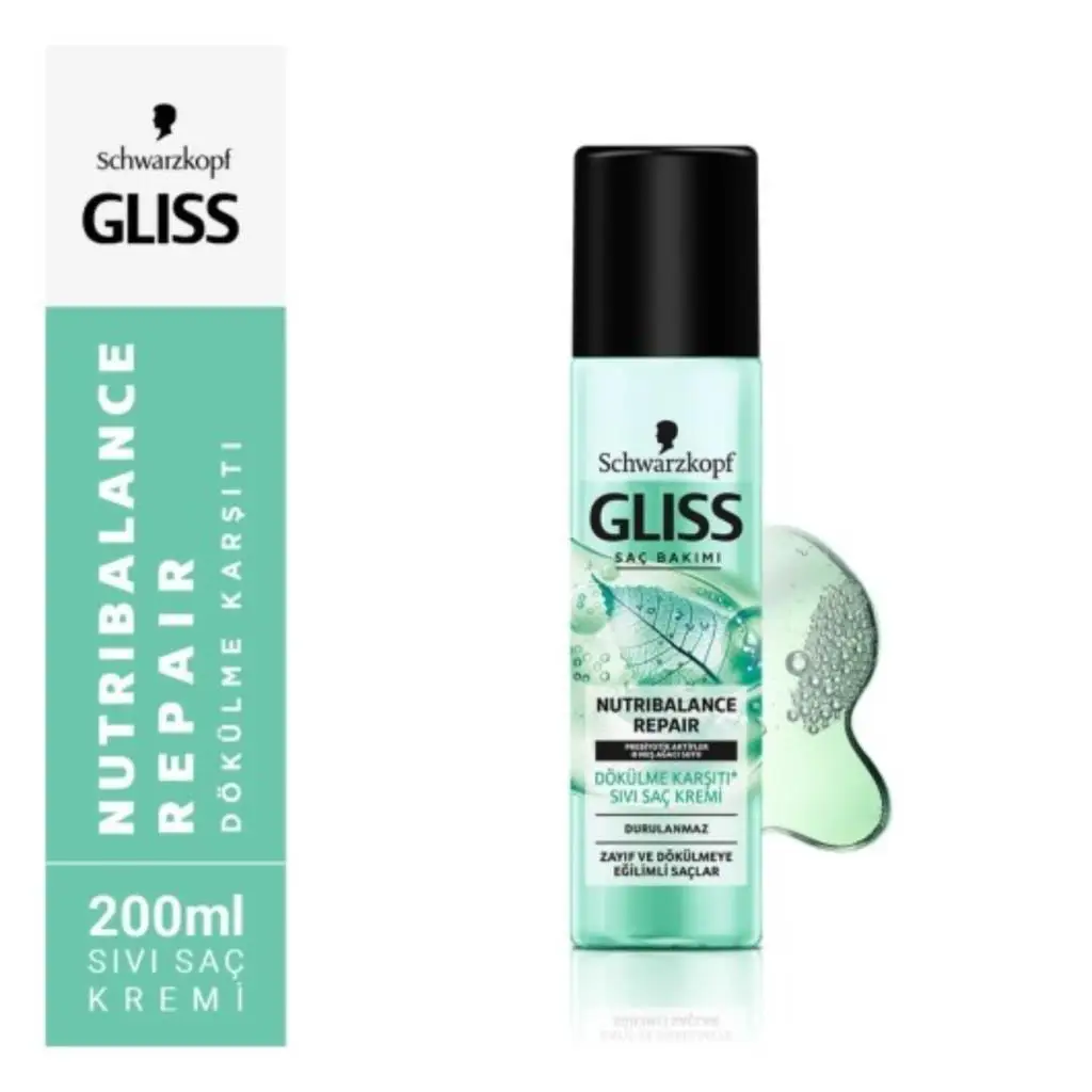 Glıss Sıvı Saç Kremi Nutrıbalance Repaır Dökülme Karşıtı 200 Ml