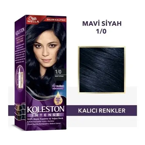 Koleston Intense Saç Boyası 1/0 Mavi Siyah