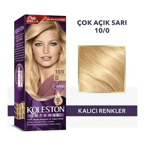 Koleston Intense Saç Boyası 10/0 Çok Açık Sarı