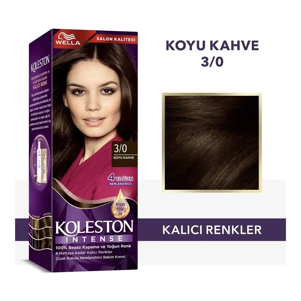 Koleston Intense Saç Boyası 3/0 Koyu Kahve