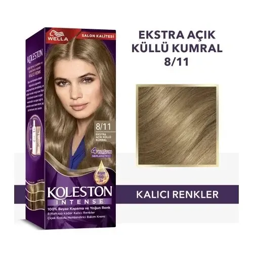 Koleston Intense Saç Boyası 8/11 Ekstra Açık Küllü Kumral
