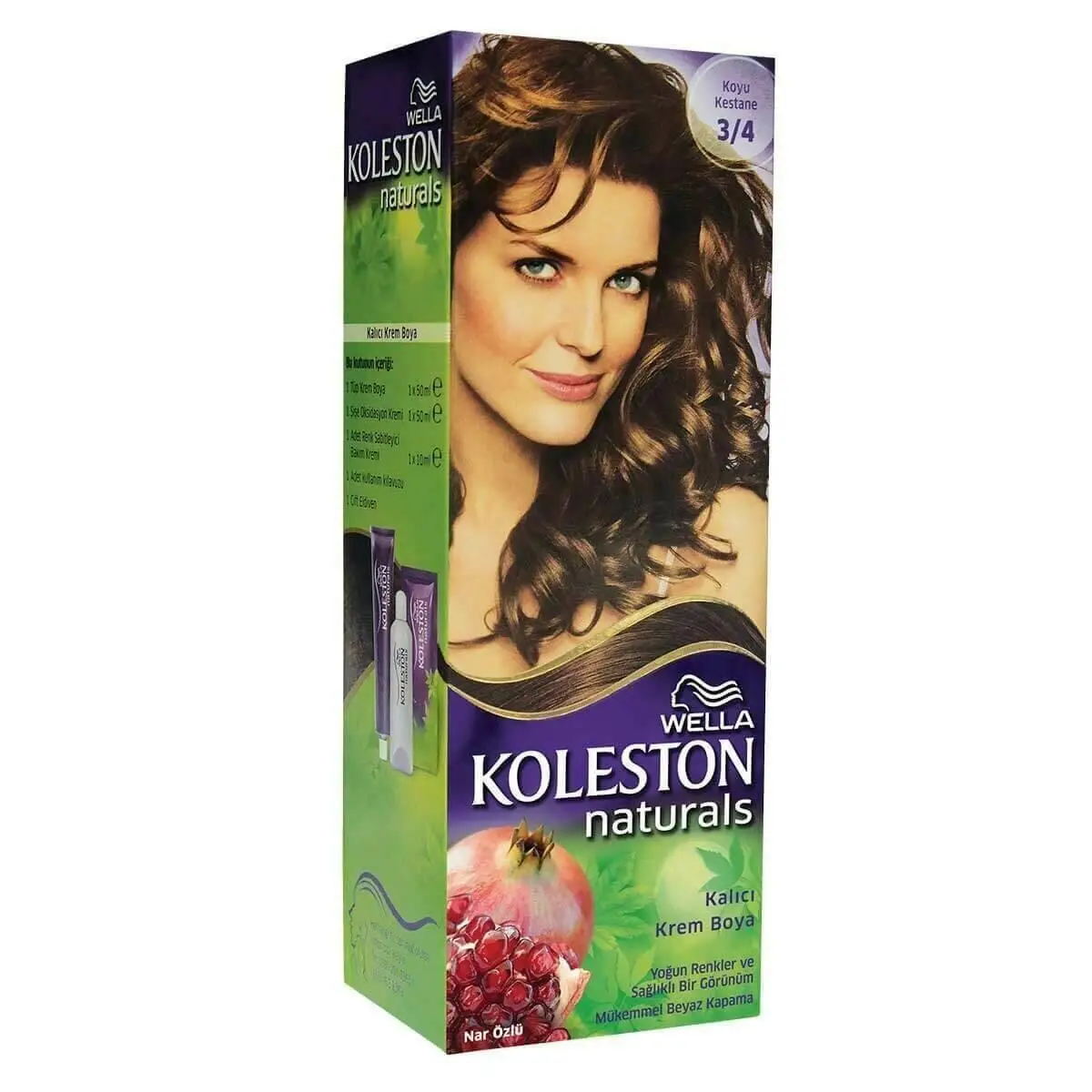 Koleston Naturals Saç Boyası 3/4 Koyu Kestane