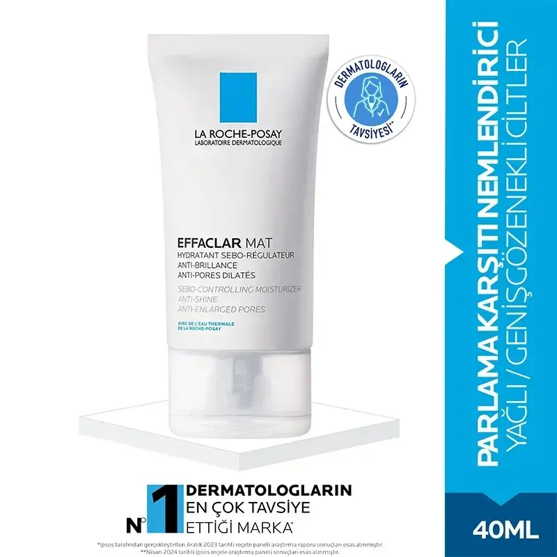 La Roche-Posay Effaclar Yağlı Ciltler İçin Nemlendirici Bakım Kremi 40 Ml
