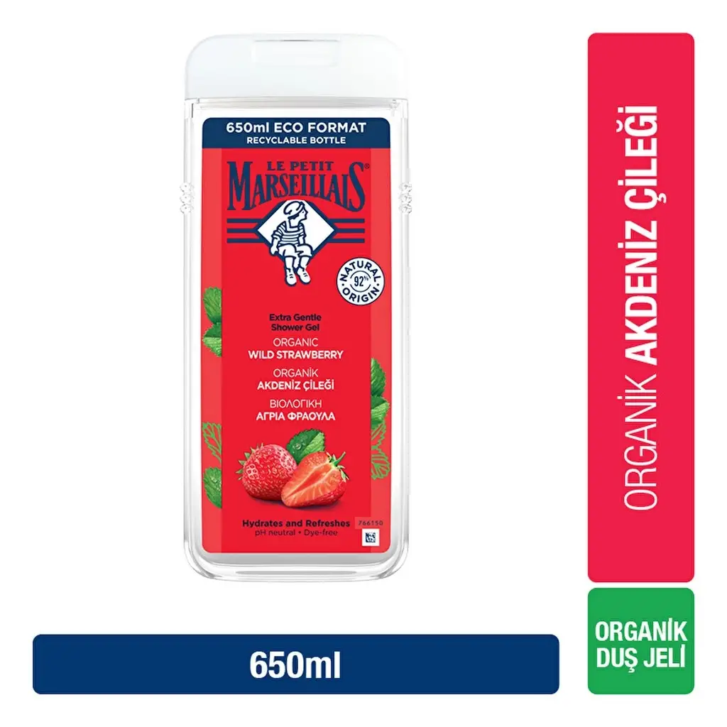 Le Petıt Marseıllaıs Duş Jeli Akdeniz Çileği 650 Ml Yeni