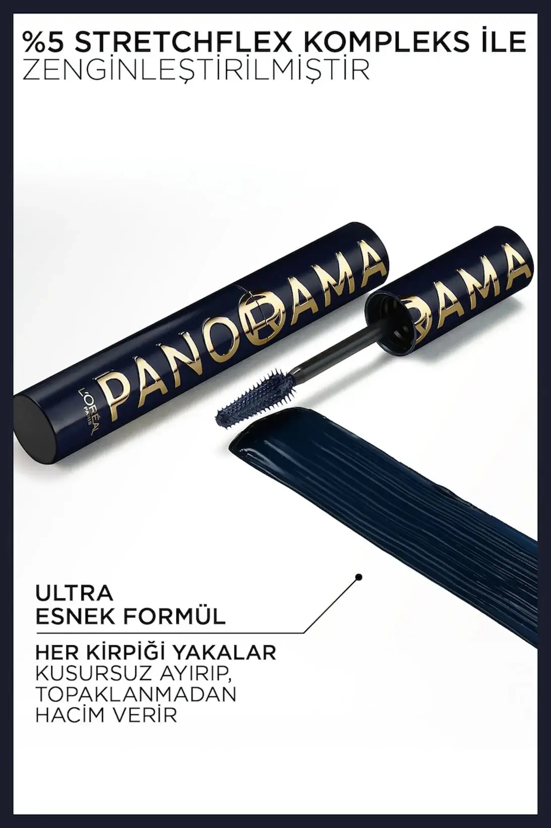 Loreal Parıs Panorama Hacim Veren Mascara Blue Mavi