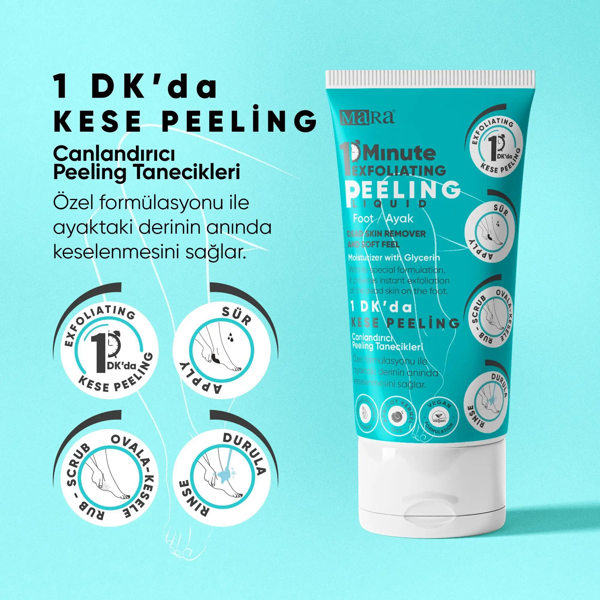 Mara Ayak Kese Peeling 1 Dk 150 Gr