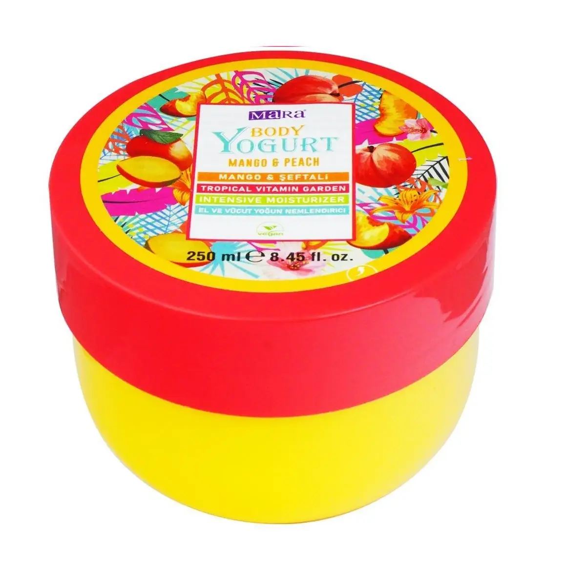 Mara Body Yogurt Mango Ve Şeftali Özlü El Ve Vücut Nemlendirici 250 ml
