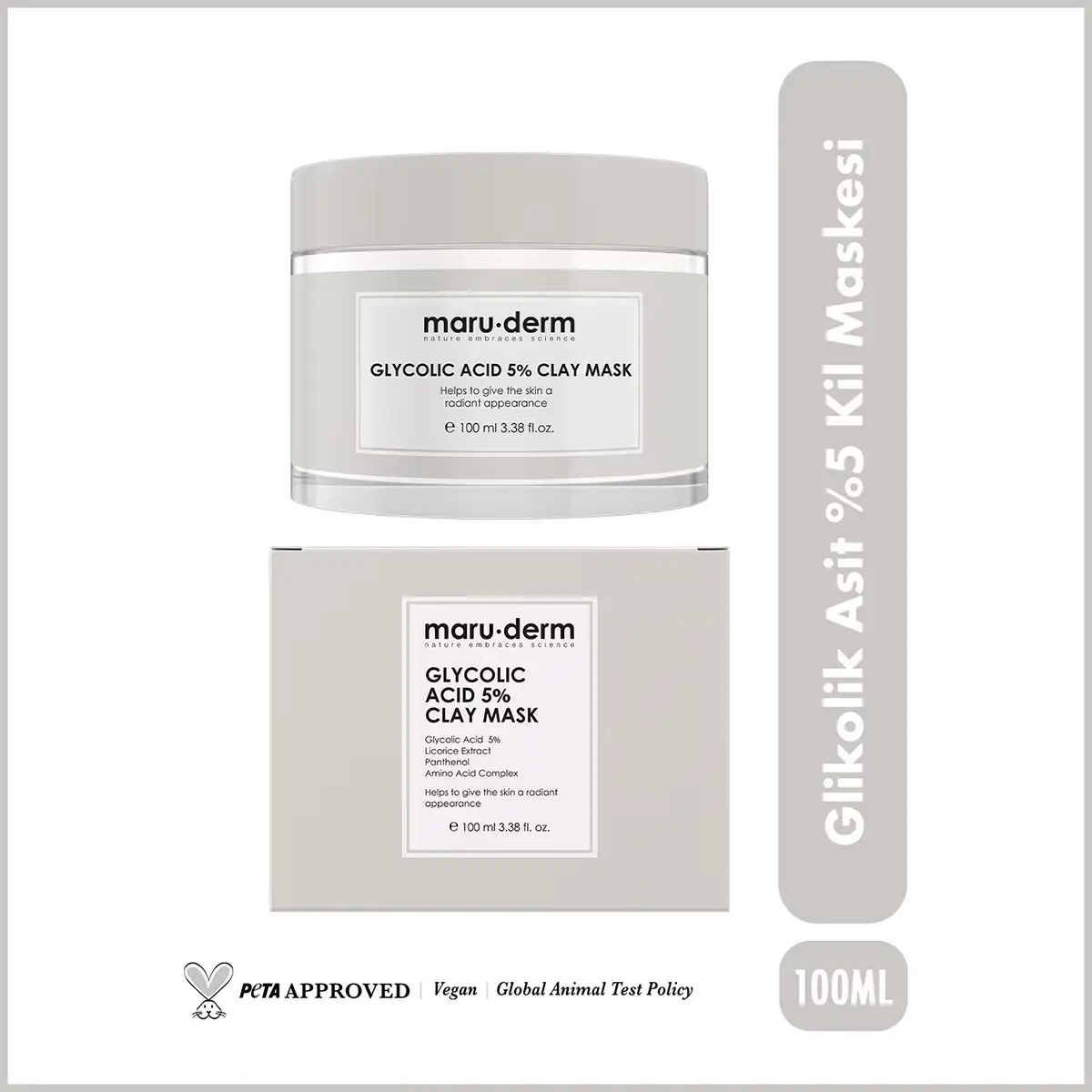 Maruderm Kil Maskesi Glycolic Acıd 100 Ml