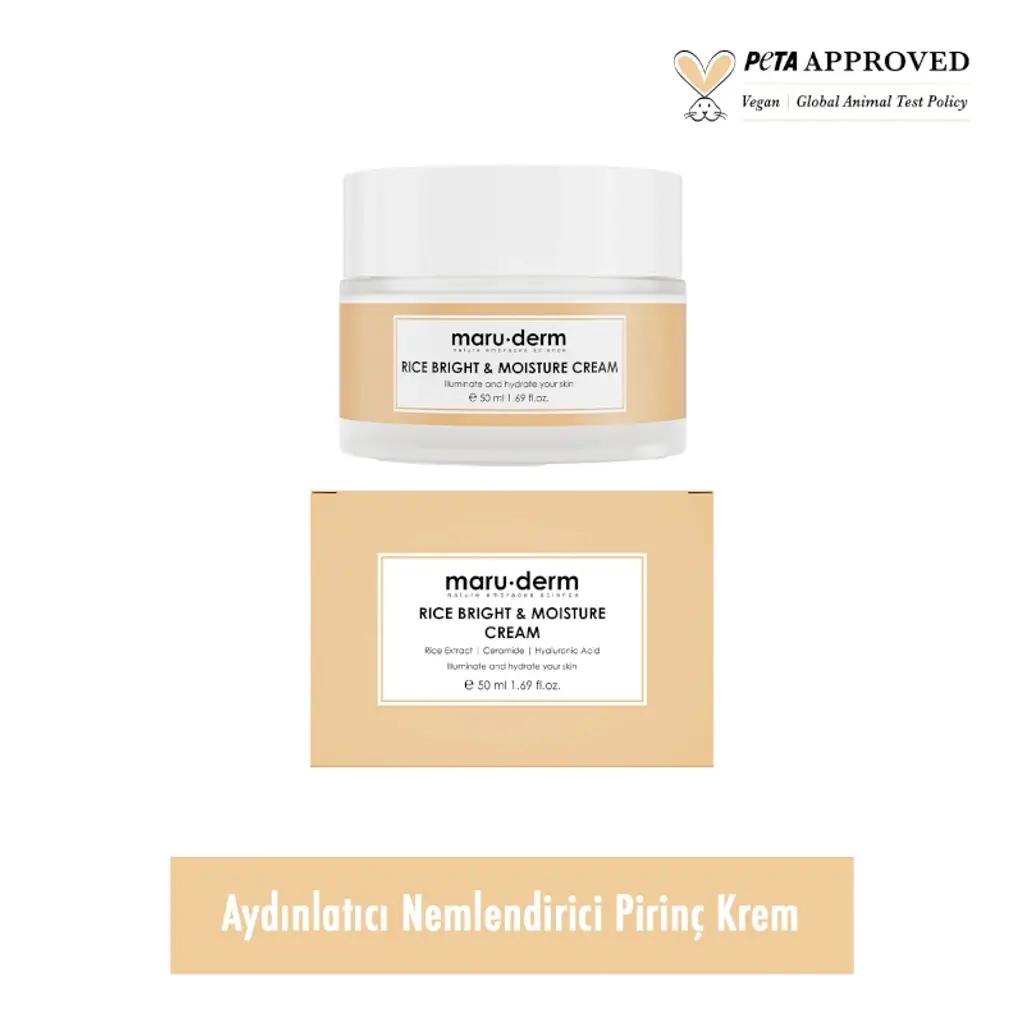 Maruderm Nemlendirici Krem Rıce Brıght Pirinç Özlü Aydınlatıcı 50 Ml