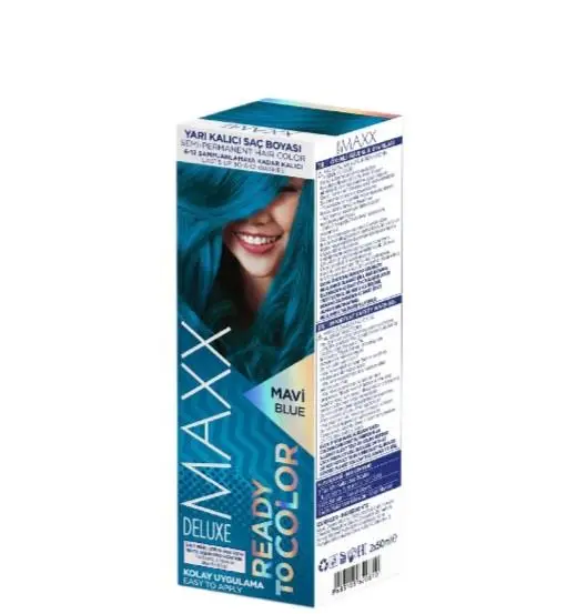 Maxx Deluxe Yarı Kalıcı Mix Boya Mavi