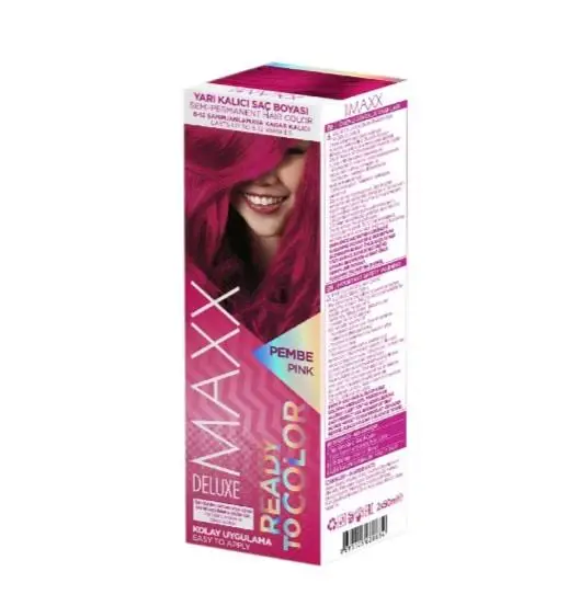 Maxx Deluxe Yarı Kalıcı Mix Boya Pembe
