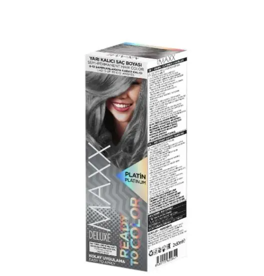 Maxx Deluxe Yarı Kalıcı Mix Boya Platin