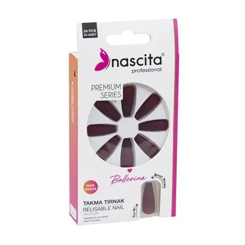 Nascita 24 Lü Renkli Takma Tırnak Ballerina NASNAIL00154