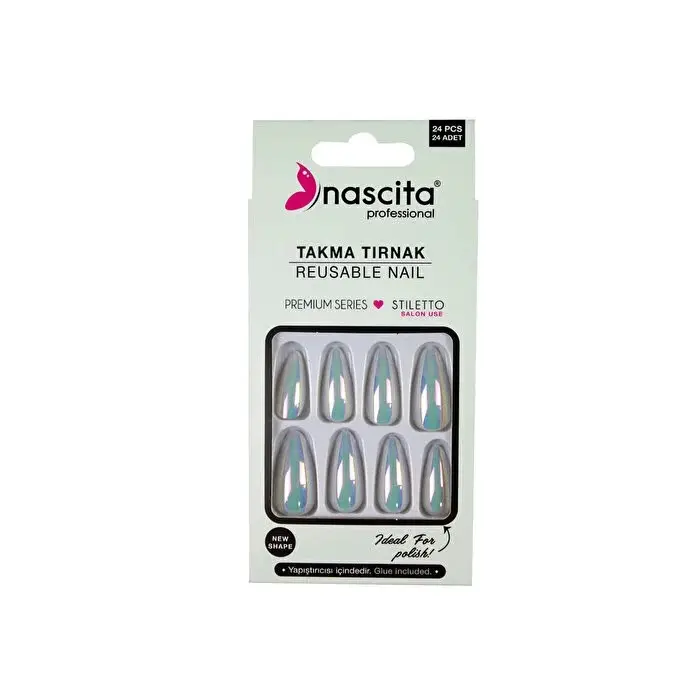 Nascita 24 Lü Takma Tırnak Hologram NASNAIL00197