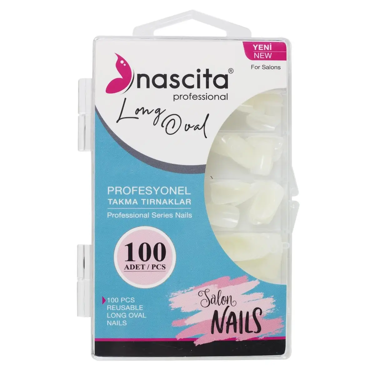 Nascita Takma Tırnak 100 Lü Long Oval Nasnaıl00165