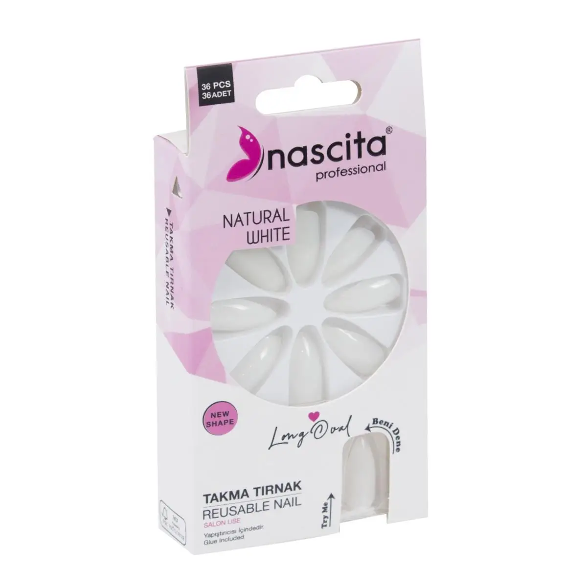 Nascita Takma Tırnak 36 Lı Long Oval Nasnaıl00139