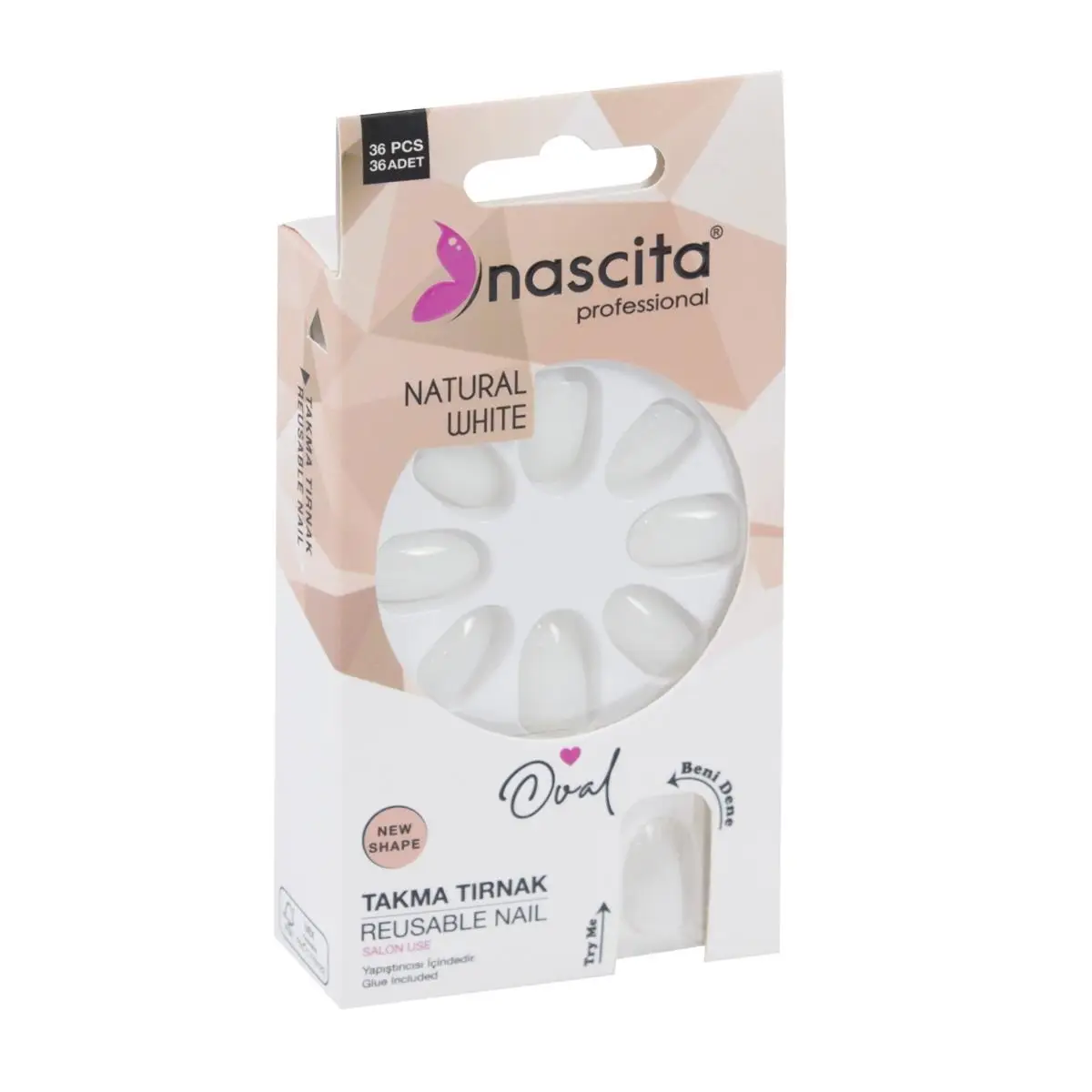 Nascita Takma Tırnak 36 Lı Oval Nasnaıl00141