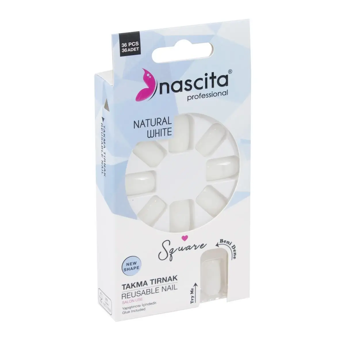 Nascita Takma Tırnak 36 Lı Square Nasnaıl00140